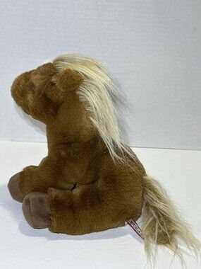 Douglas Cuddle Toys Horse Plush Brown Stuffed Animal Lovey Laying
